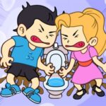 Cursa Toaleta Rush: Desenați puzzle